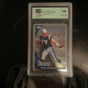Rob gronkowski rookie card gem mint